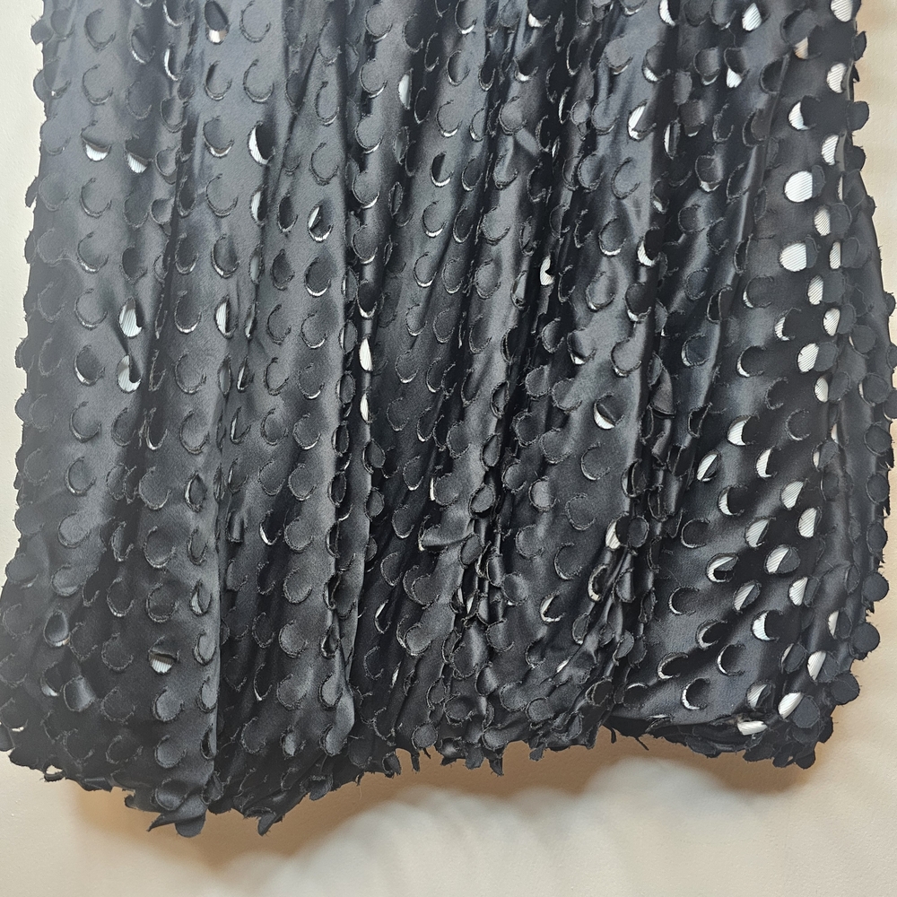 ​NWT Helmut Lang Hole Punch Bubble Dress Black Size 8 - Picture 9 of 15